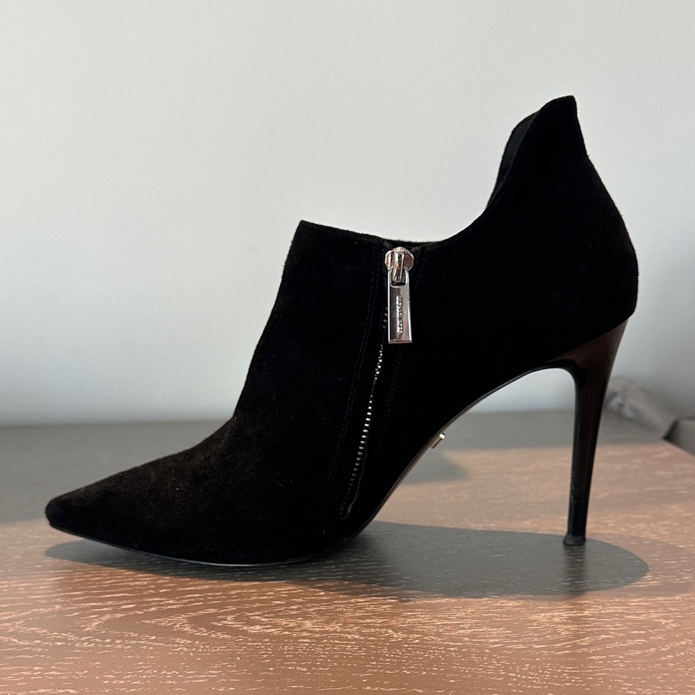 Michael Kors Black Heeled Boots - Picture 3 of 9